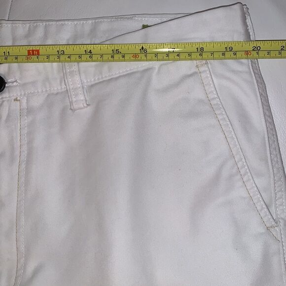 Reprieve Men’s Cotton Blend Relaxed Straight Life Khaki White Pants Size 40/30 - Picture 3 of 11